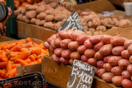 Devostock Potatos Carrots Vegetables Fruit