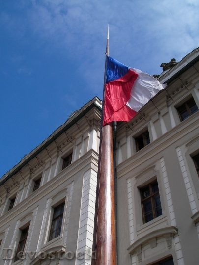 Devostock Prague Flag Czech Republic