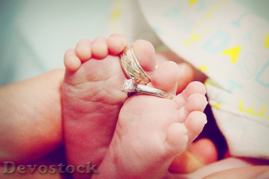 Devostock Pregnancy Baby Feet Baby 0