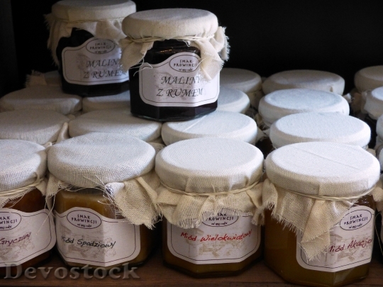 Devostock Preparations Jars Malina Honey