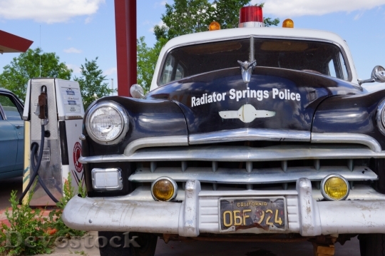 Devostock Radiator Springs Usa Police