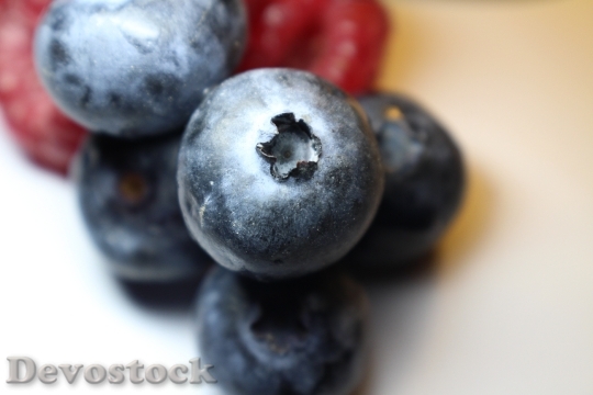 Devostock Raspberries Blueberries Fruit 1194465