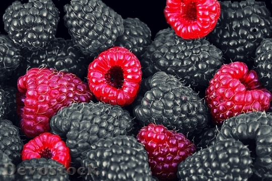 Devostock Raspberries Fruits Berries Fruit