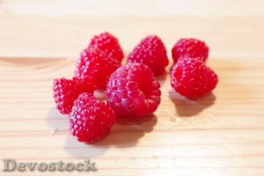 Devostock Raspberries Fruits Fruit Berries