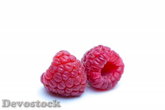 Devostock Raspberries Red Fruits Zarza