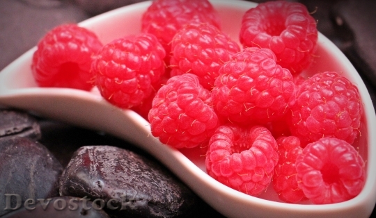 Devostock Raspberry Fruits Fruit Vitamins
