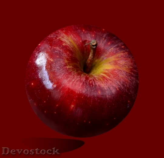 Devostock Red Apple Red Fruit