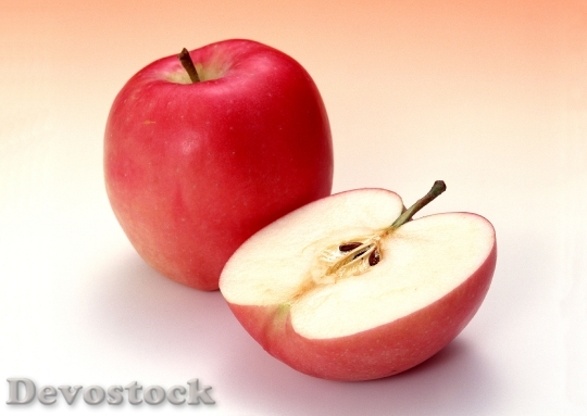 Devostock Red Apple Slice