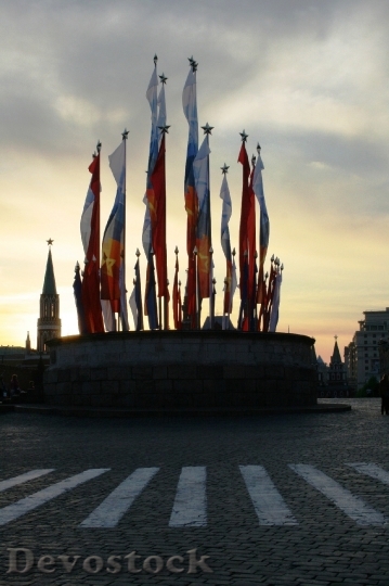 Devostock Red Square Paving Grey
