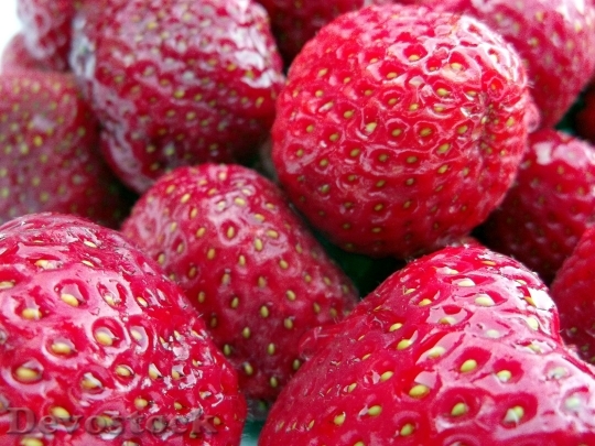 Devostock Red Strawberries Fruits 1065508