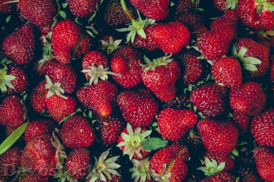 Devostock Red Strawberries Fruits Healthy