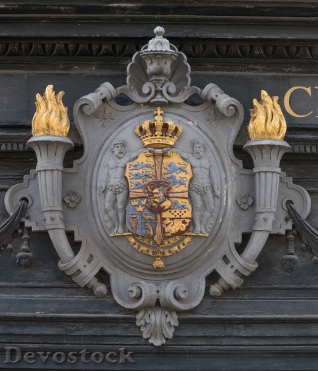 Devostock Relief Royal Coats Arms
