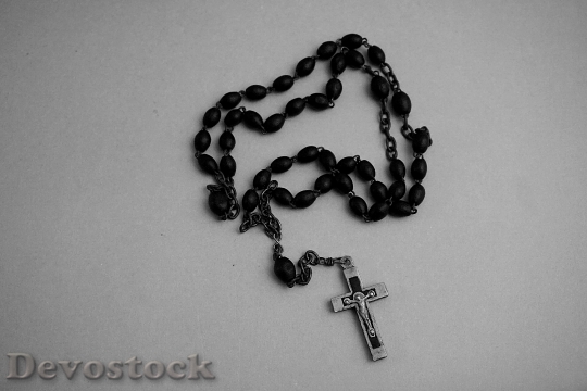 Devostock Rosary Cross Prayer Religion
