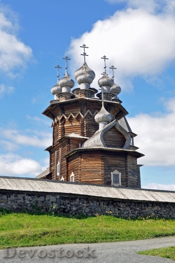 Devostock Russia Kizhi Church Dome