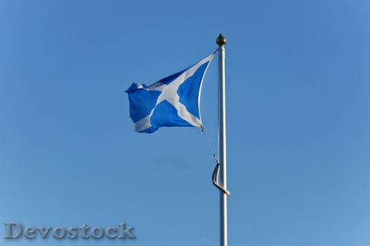 Devostock Saltire Scottish Flag Scotland
