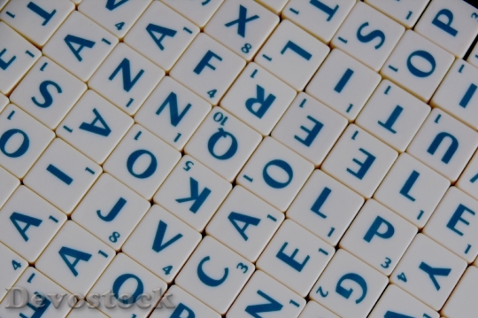 Devostock Scrabble Word Letter Letters
