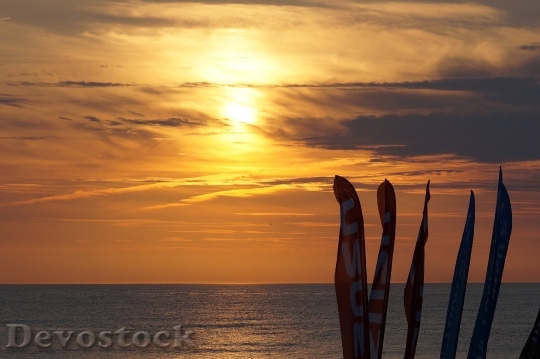 Devostock Sea Sylt Sunset Beach