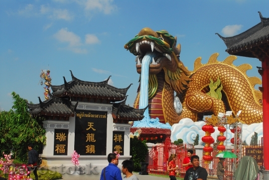 Devostock Shrine Thailand Chinese Arts