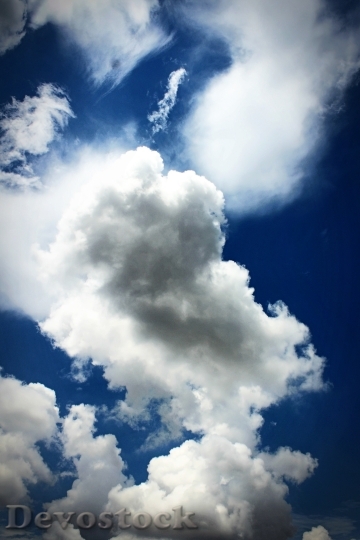 Devostock Sky Cloud Blue Background 1