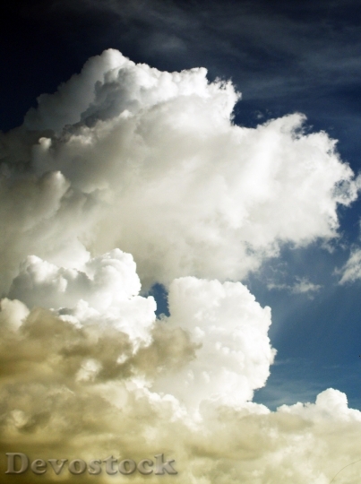 Devostock Sky Cloud Blue Background 2