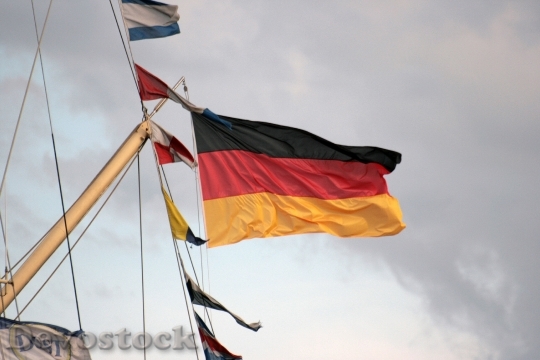 Devostock Sky Flag German Gloomy