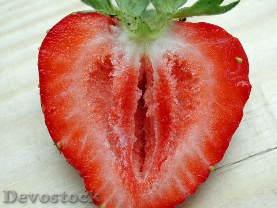 Devostock Sliced Strawberry Strawberries 387472