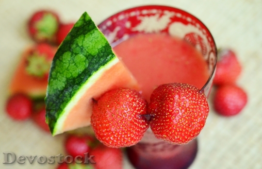 Devostock Smoothie Strawberries Melon 840638