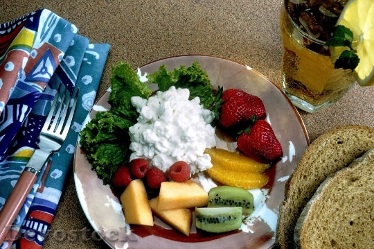 Devostock Snack Fruit Plate Healthy