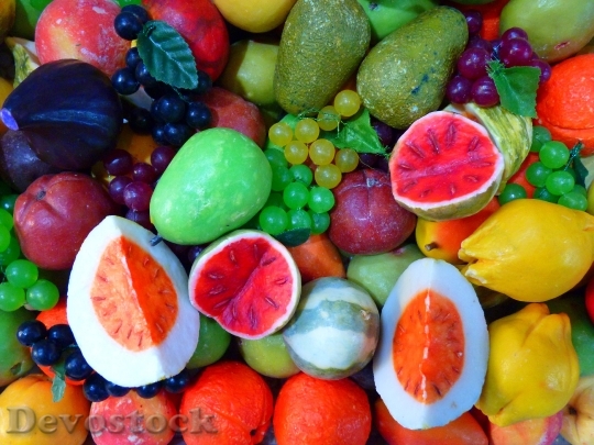 Devostock Soap Colorful Color Fruit