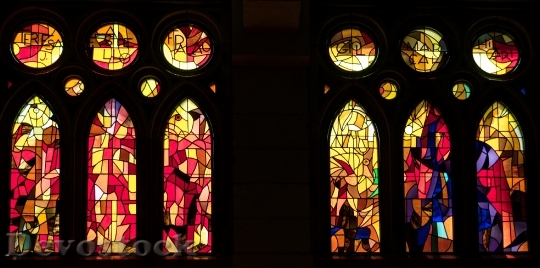 Devostock Stained Glass Window Cathedral 13