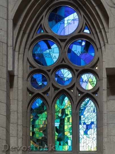 Devostock Stained Glass Window Cathedral 8