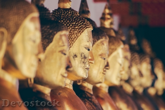 Devostock Statues Budhism Temple Asia