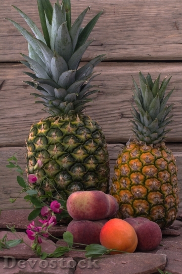 Devostock Still Life Fruit Pineapple 1