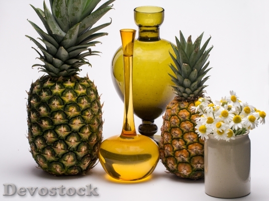 Devostock Still Life Fruits Pineapple 0