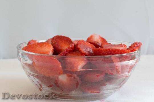 Devostock Strawberries Bowl Strawberries 1464867