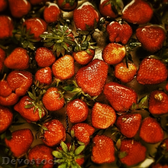 Devostock Strawberries Delicious Red Sweet