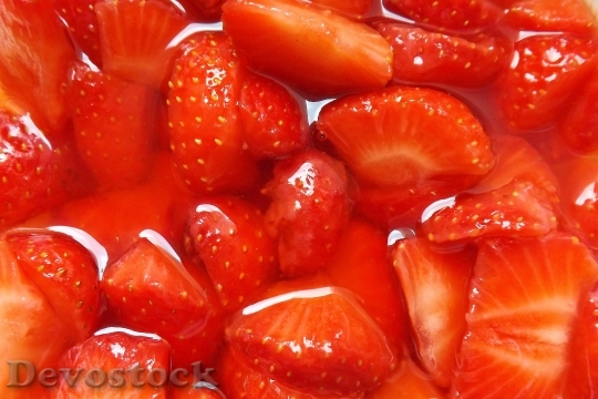 Devostock Strawberries Delicious Sweet Fruit