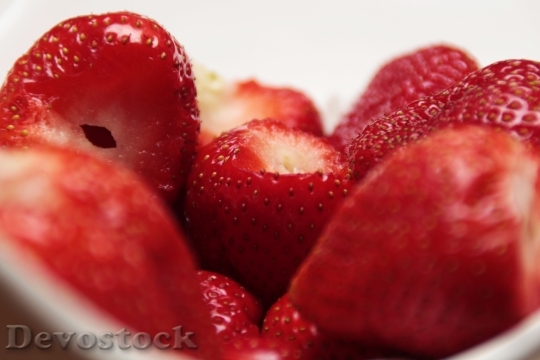 Devostock Strawberries Eat Food Sweet