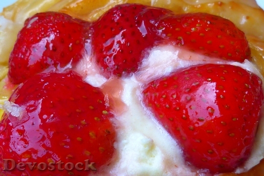 Devostock Strawberries Food Sweet Red