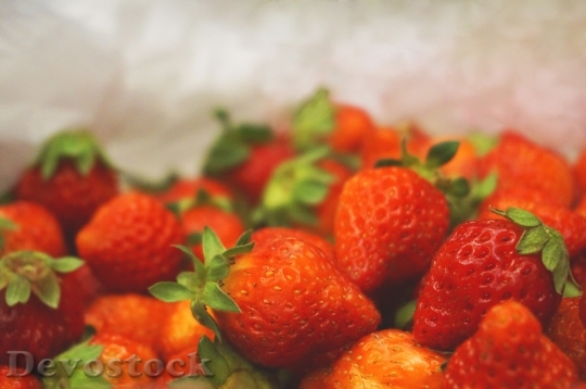 Devostock Strawberries Fruit Berries Fresh