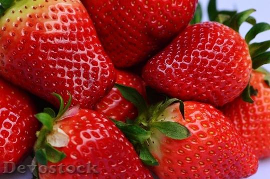 Devostock Strawberries Fruit Close Fruits 14