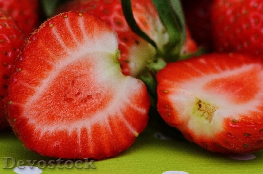 Devostock Strawberries Fruit Close Fruits 23