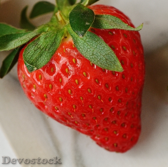 Devostock Strawberries Fruit Close Fruits