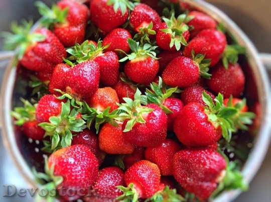 Devostock Strawberries Fruit Fresh Healthy