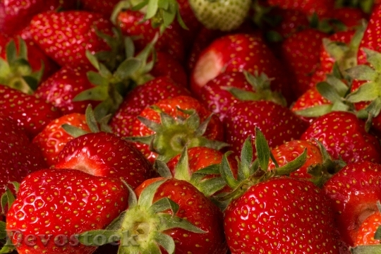 Devostock Strawberries Fruit Fruits Red 0