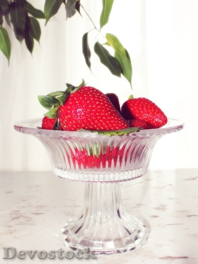 Devostock Strawberries Fruit Fruity Fruits