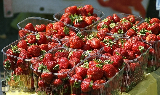 Devostock Strawberries Fruit Mature Healthy