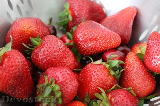 Devostock Strawberries Fruit Red Food 0
