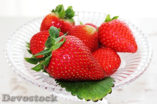Devostock Strawberries Fruit Red Fruit