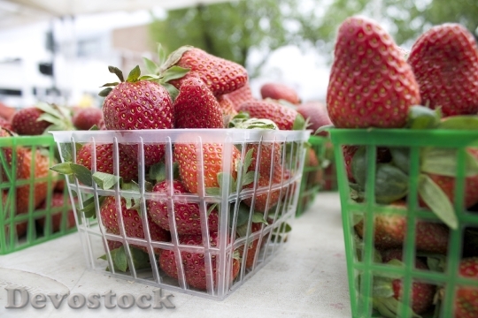 Devostock Strawberries Fruit Strawberry Berry